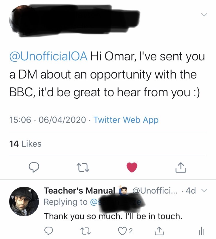 BBC tweet